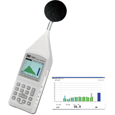 臺(tái)灣泰仕TES1358C八音頻分析儀