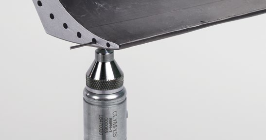 使用目標鋼線對渦輪葉片進行測量