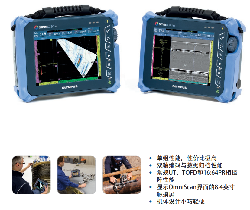 小巧輕便、方便操作的OmniScan