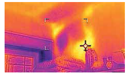 FLIR E4紅外熱像儀具有溫度分布圖查看功能
