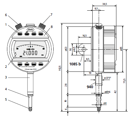 電感比較儀尺寸