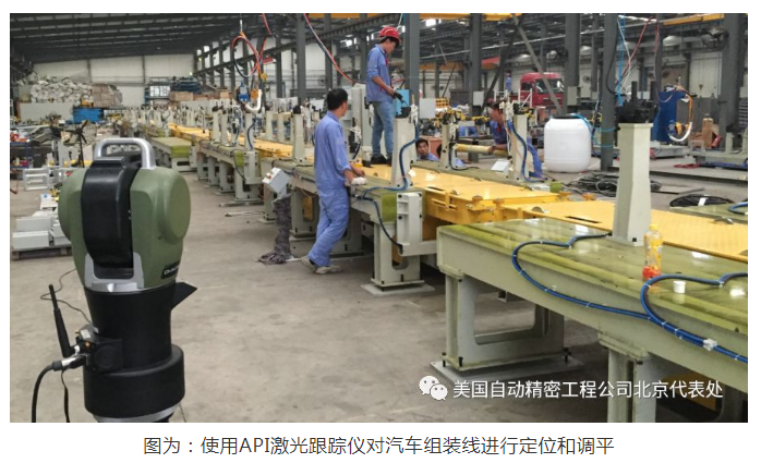 使用API激光跟蹤儀對汽車組裝線進行定位和調(diào)平 