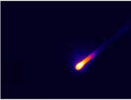 這是使用TiX560 熱像儀搭配標(biāo)準(zhǔn)鏡頭拍攝到的火柴剛剛熄滅后的圖像。