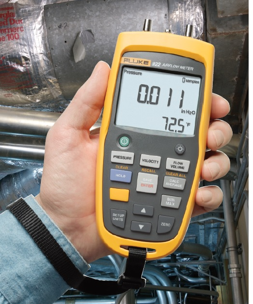 測量過濾器和線圈之間的壓差