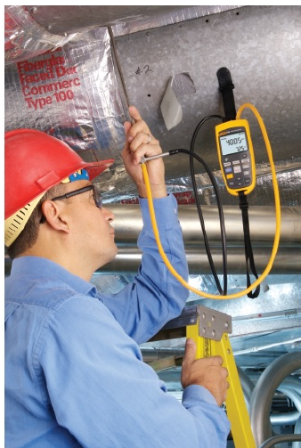 進行風管橫穿以獲得準確的氣流讀數(shù)