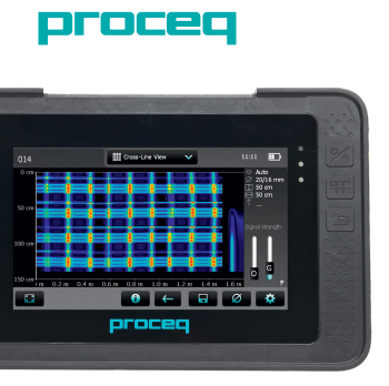 Profometer 6鋼筋定位評估和銹蝕分析儀顯示屏